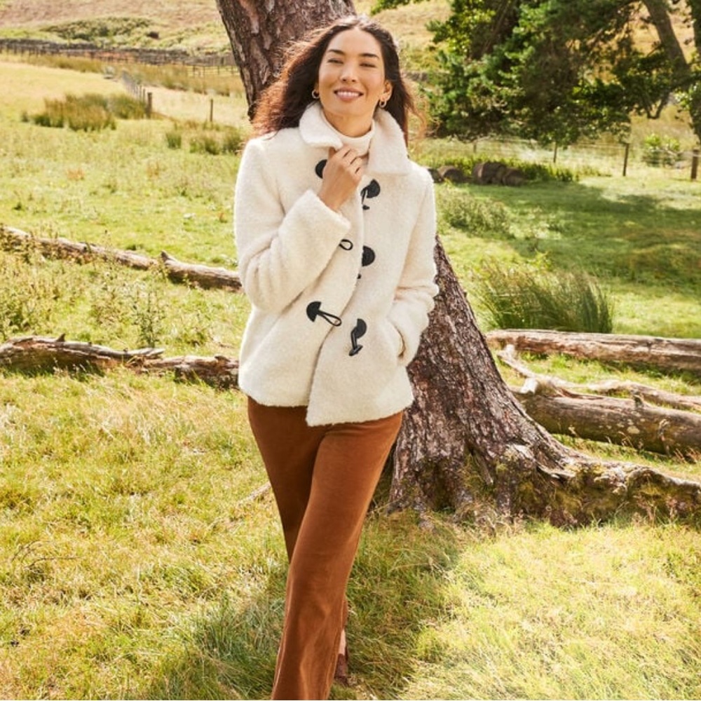 NWT Talbots Sherpa Coat